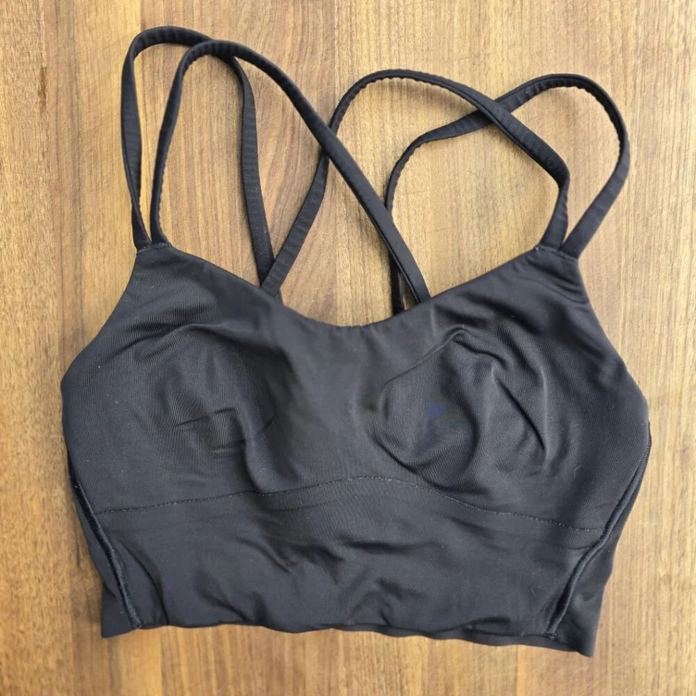 Lululemon Like a Cloud Longline Bra – Black – Size 2 – Light Support (B/C Cup) - Picture 1 of 3